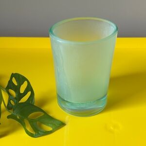 Vintage Frosted Glass Flower Vase Planter Candle Holder MCM by Umbra